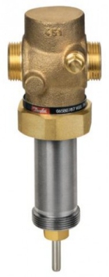 Danfoss Клапан регулирующий, VGS, резьба, бронза, Ду 20 мм, Ру 25 бар, Kvs 4.50 куб.м / ч,