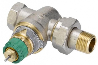 Клапаны RA-DV для двухтрубной насосной системы отопления, перепад давления на клапане 0,1–0,6 бар
