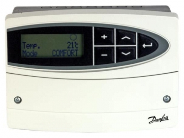 Danfoss Электронный регулятор температуры, ECL 110, с таймером, ~230В, с клеммником