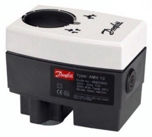 Danfoss AMV 13, для Ду 15–25 мм, 1х220 В, усилие 300 Н