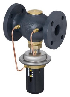 Danfoss Регулятор перепада давления AVP (для подающего трубопровода), Ду 40 мм, Kvs 20 м3 / ч, диапазон 0,3–2,0 бар