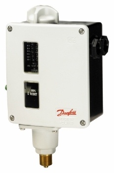 Danfoss Реле давления, RT 19B, 5–25 бар, дифф. 1–4 бар, G 1 / 2A,